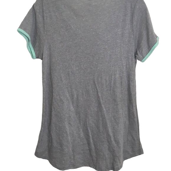 NWT LuLaRoe Classic T Shirt Top Color Block Flowy Scoop-Neck Short Sleeve Small - Picture 5 of 11